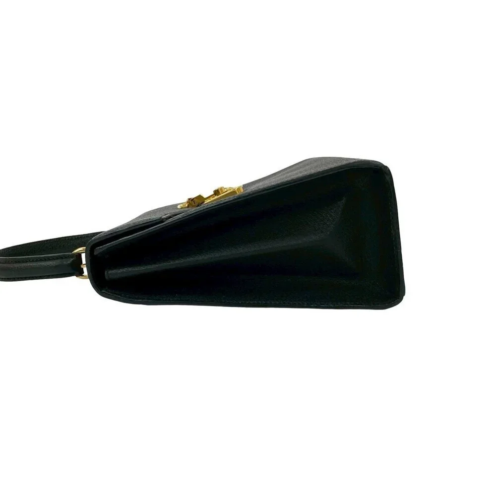 GUCCI Black Leather Shoulder Bag - Picture 5 of 10